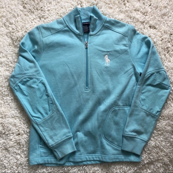 Ralph Lauren Tops - Light blue M RALPH LAUREN GOLF zip sweatshirt